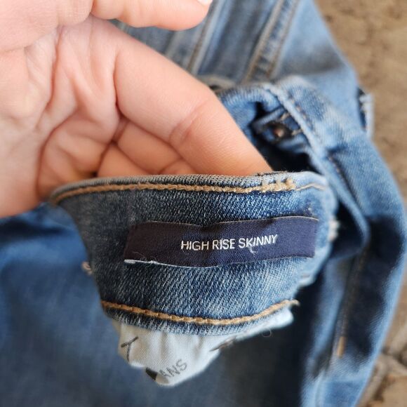 Calvin Klein‎ Jeans Womens 10 High Rise Skinny Sustainable Preppy Classic Casual - Picture 10 of 13